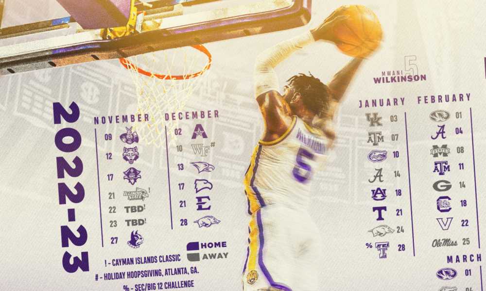 Get To Know LSU MBB’s Non-Conference Schedule: Home Games - Inside New ...